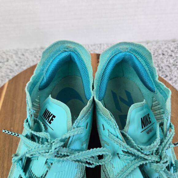 Nike ZoomX Vaporfly Next% 2 Aurora Green Blue Running Shoe Womens 8 CU4123-300 - Picture 13 of 14